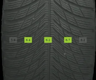 225/45 R18 95V WINTERREIFEN AMG C-KLASSE W205 18 ZOLL ALU KOMPLETTSATZ 6MM - Bild 5
