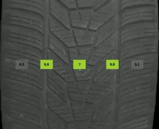 4x Winterreifen 225/45 R18 95v Hankook Wintericeptevo DOT 1624 7mm - Bild 1