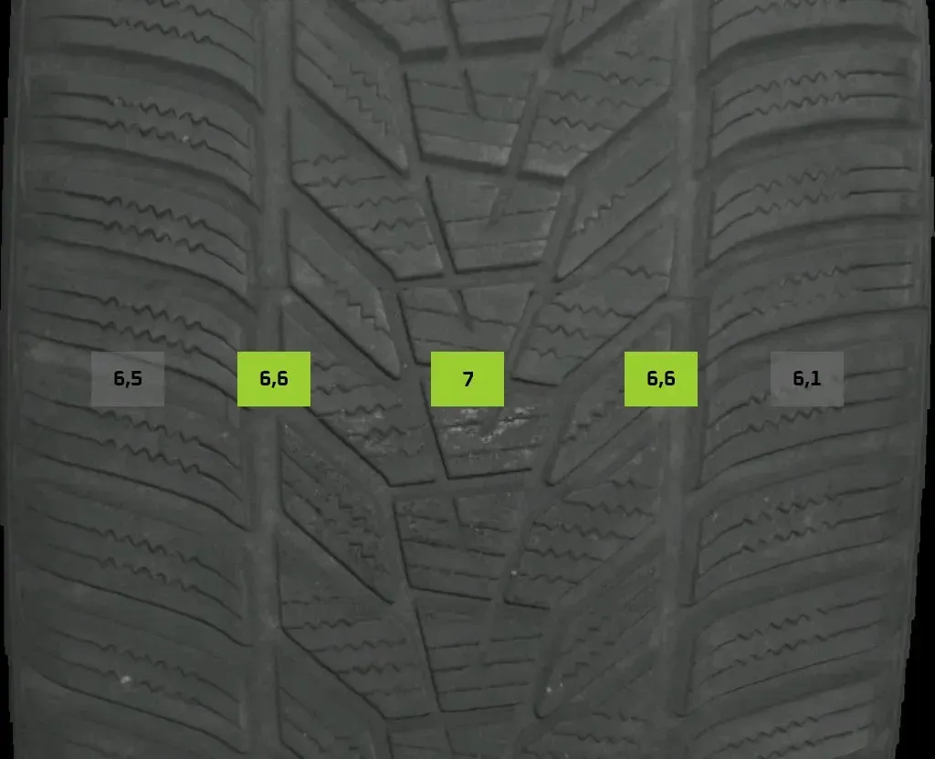 4x Winterreifen 225/45 R18 95v Hankook Wintericeptevo DOT 1624 7mm - Bild 1