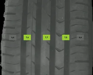 2x Sommerreifen 205/60 R16 96v Continental Premiumcontact 6 DOT 0325 5-6mm - Bild 2