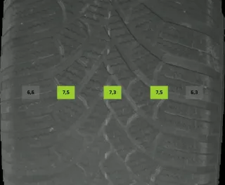 215/65 R17 WINTERREIFEN SKODA KODIAQ NS 17 ZOLL ALUMINIUM KOMPLETTSATZ 5-6MM - Bild 5