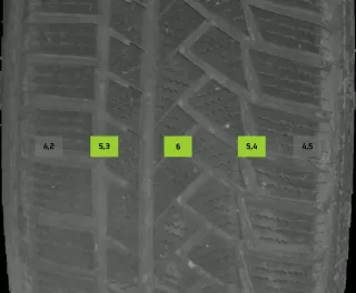 215/65 R17 99H WINTERREIFEN VW TIGUAN 5N (II) 17 ZOLL ALU KOMPLETTSATZ 4-5MM - Bild 6