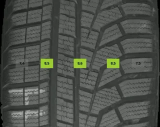 225/50 R17 98V WINTERREIFEN AUDI A4 8W B9 17 ZOLL ALUMINIUM KOMPLETTSATZ 8MM - Bild 6