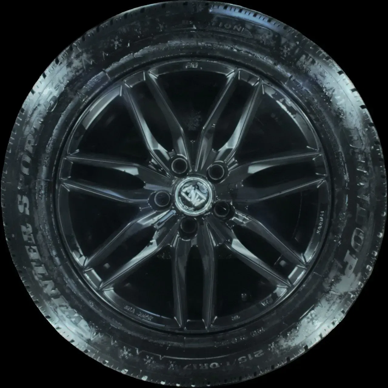 215/60 R17 96H WINTERREIFEN AUDI Q3 8U 17 ZOLL ALU KOMPLETTSATZ 4-7MM - Bild 1