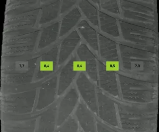 205/50 R17 93V WINTERREIFEN AUDI A3 GY 17 ZOLL ALU KOMPLETTSATZ 5-7MM - Bild 8