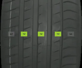 4x Sommerreifen 245/45 R19 102Y Triangle EffeXsport DOT 3625 7mm - Bild 3