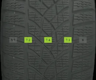245/55 R17 106H WINTERREIFEN V-KLASSE W447 17 ZOLL ALU KOMPLETTSATZ 6-7MM - Bild 8