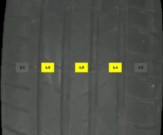 205/55 R17 91W SOMMERREIFEN A-KLASSE W177 17 ZOLL ALUMINIUM KOMPLETTSATZ 4MM - Bild 7
