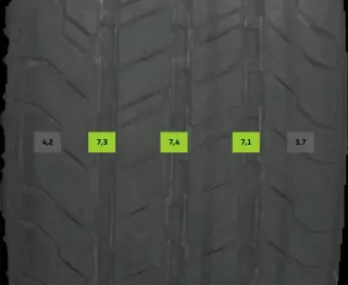 215/65 R16 SOMMERREIFEN OPEL VIVARO 16 ZOLL STAHL KOMPLETTSATZ 5MM - Bild 7