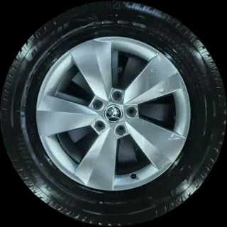 215/65 R17 WINTERREIFEN SKODA KODIAQ NS 17 ZOLL ALUMINIUM KOMPLETTSATZ 5-6MM - Bild 2