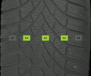 215/65 R17 WINTERREIFEN VW TIGUAN 5N (II) 17 ZOLL ALU KOMPLETTSATZ 5NA071497 - Bild 5