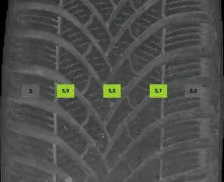 195/60 R16 89H WINTERREIFEN SKODA KAMIQ NW 16 ZOLL ALU KOMPLETTSATZ 5-7MM - Bild 6