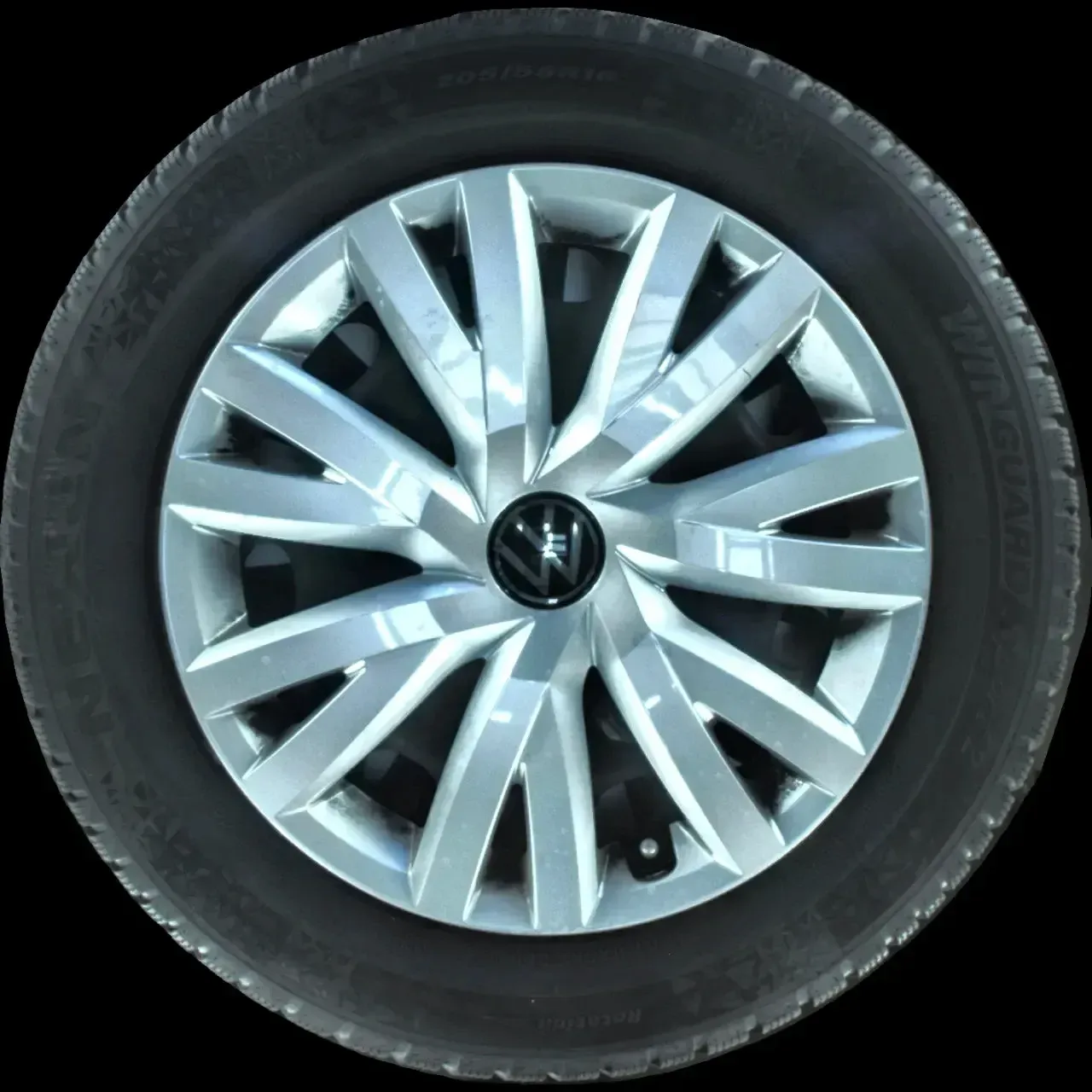 205/55 R16 91H WINTERREIFEN VW GOLF 8 VIII 16 ZOLL STAHL KOMPLETTSATZ 5MM - Bild 1