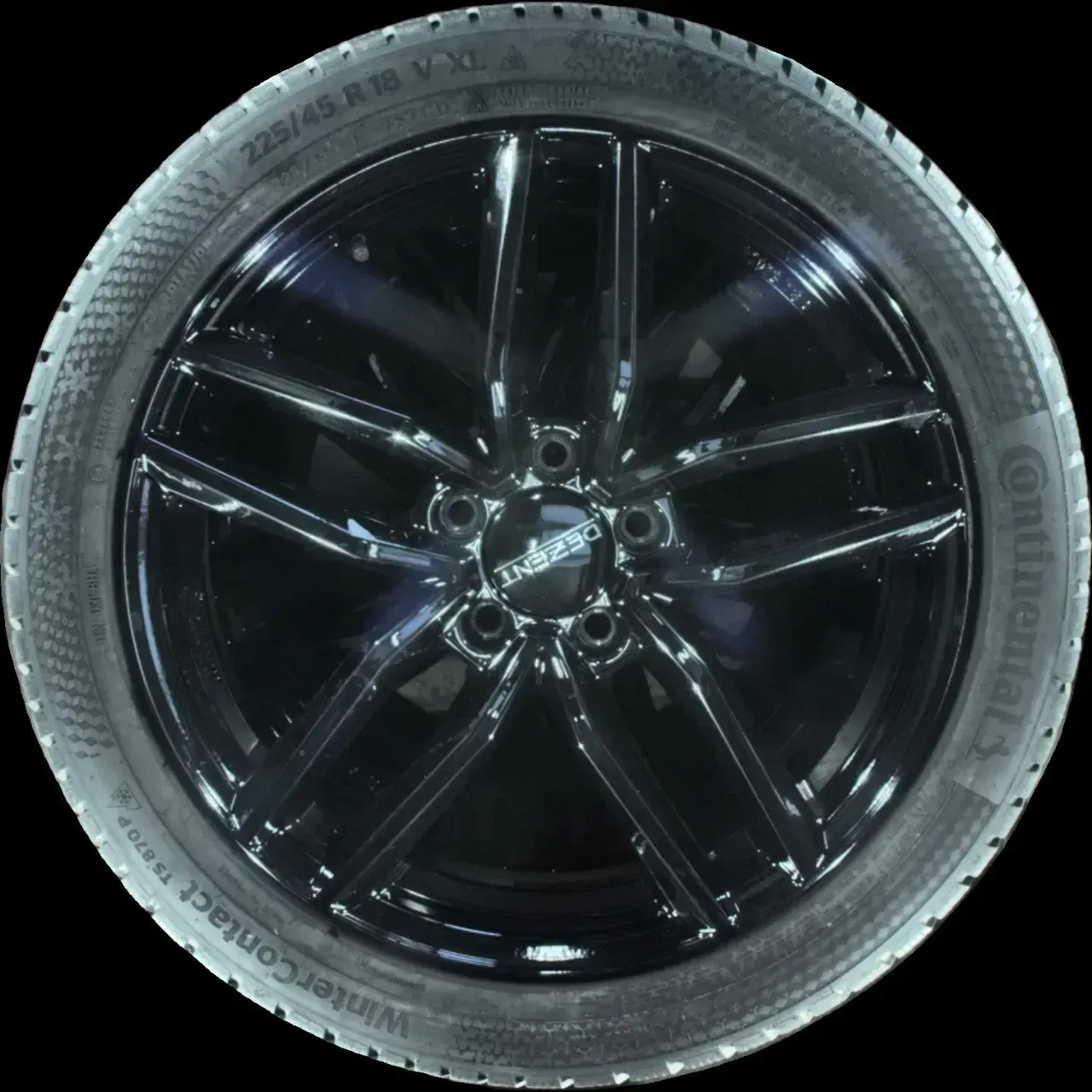 225/45 R18 95V WINTERREIFEN C-KLASSE W206 18 ZOLL ALU KOMPLETTSATZ 5-6MM - Bild 1