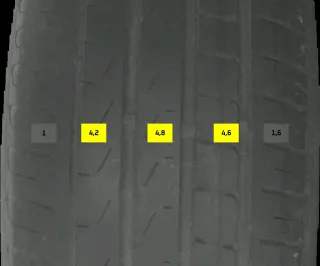 205/55 R16 91H SOMMERREIFEN C-KLASSE W204 16 ZOLL ALU KOMPLETTSATZ A2044011102 - Bild 8