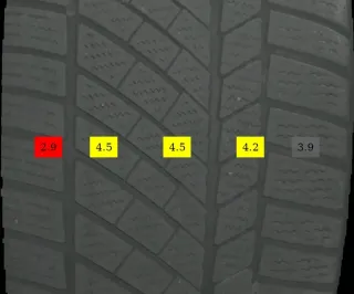 255/35 R19 96V WINTERREIFEN AUDI A5 8T 19 ZOLL ALU KOMPLETTSATZ 4-5MM - Bild 7