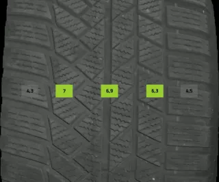 265/50 R20 111H WINTERREIFEN AUDI Q8 4M 20 ZOLL ALUMINIUM KOMPLETTSATZ 5-6MM - Bild 5