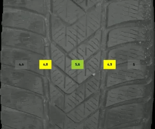 225/55 R18 102V WINTERREIFEN AUDI A6 4K 18 ZOLL ALUMINIUM KOMPLETTSATZ 4.94 3.24 - Bild 5