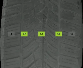 225/60 R17 98H WINTERREIFEN BMW 3ER G20/G21 17 ZOLL ALUMINIUM KOMPLETTSATZ 5-6MM - Bild 8