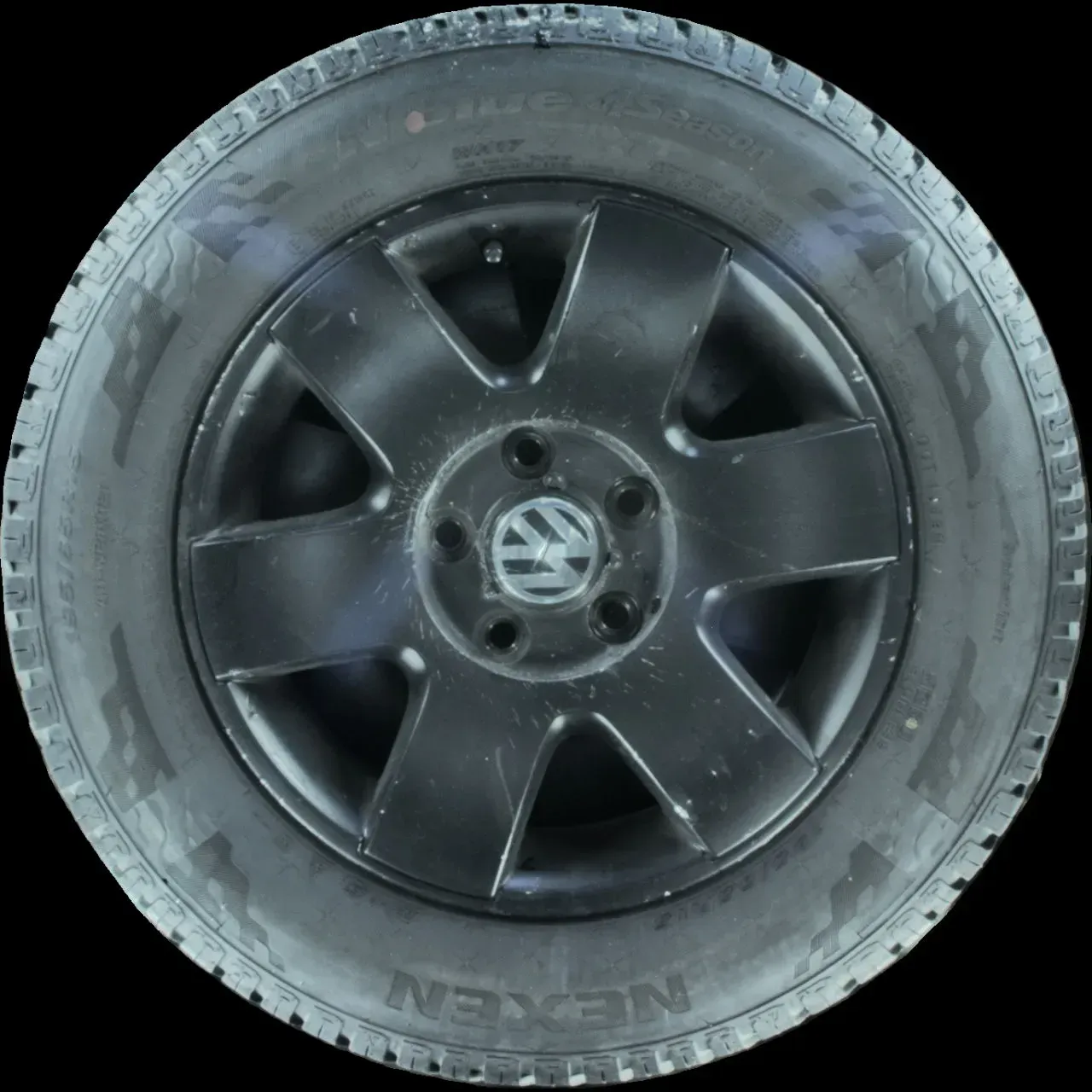195/65 R15 91H WINTERREIFEN VW CADDY 2K 15 ZOLL ALU KOMPLETTSATZ 2K0601025 - Bild 1