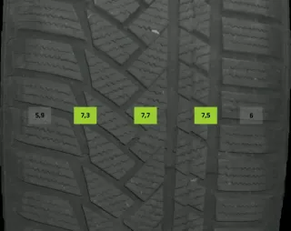 225/50 R17 94H Winterreifen AUDI A4 8W B9 17 Zoll Aluminium Komplettsatz 4-6mm - Bild 5