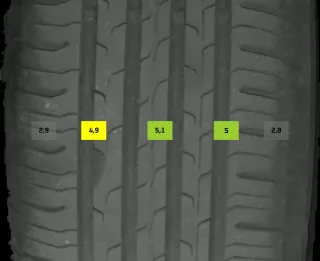 215/65 R17 SOMMERREIFEN VW TIGUAN 5N (II) 17 ZOLL ALU KOMPLETTSATZ 5NA601025P - Bild 7