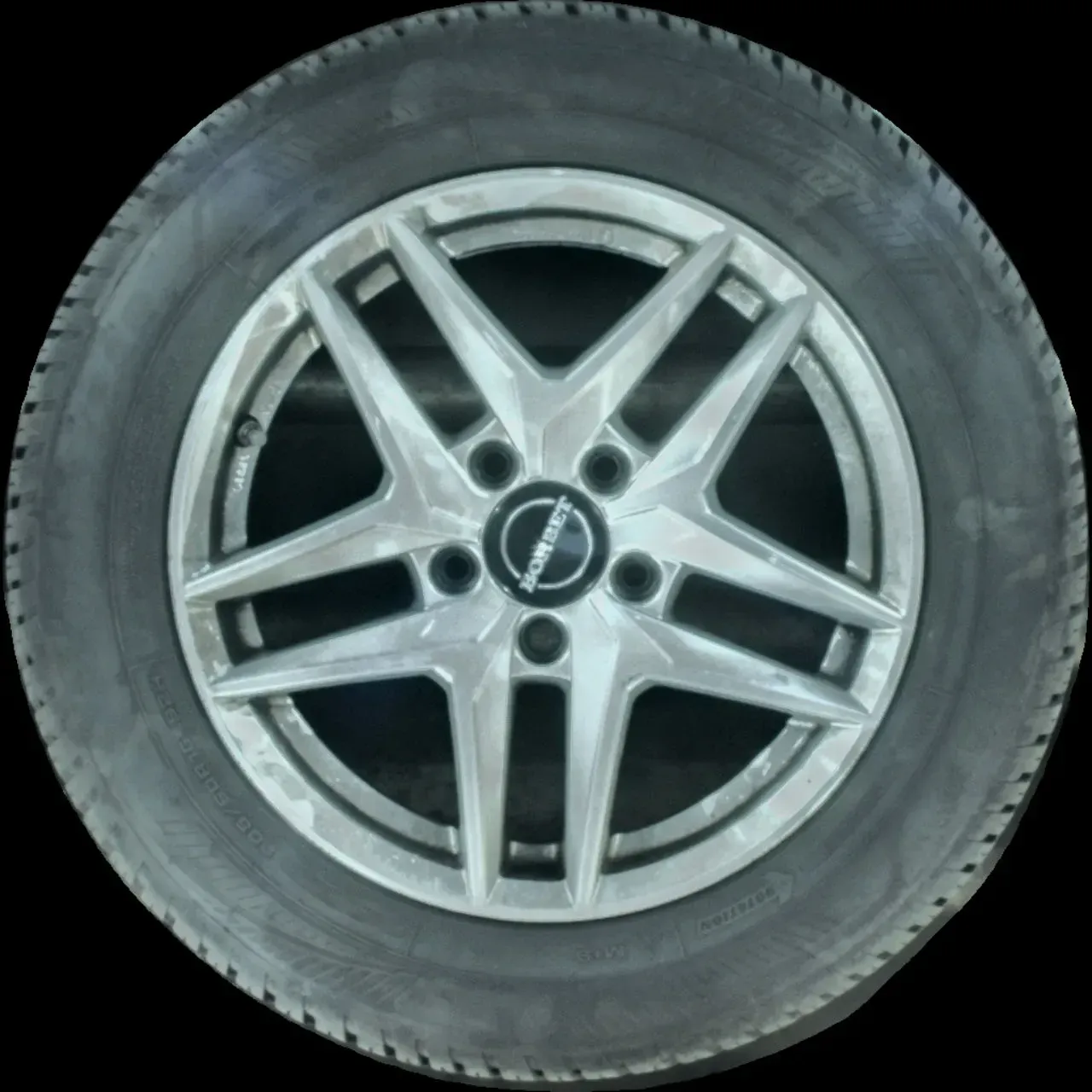 205/60 R16 92H WINTERREIFEN B-KLASSE W247 16 ZOLL ALU KOMPLETTSATZ 6MM - Bild 1