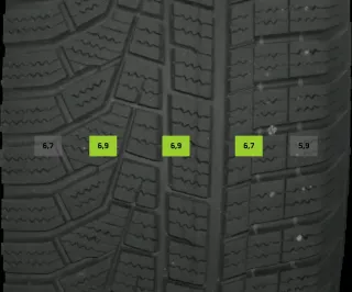205/55 R17 91H WINTERREIFEN B-KLASSE W247 17 ZOLL ALU KOMPLETTSATZ 6MM - Bild 5