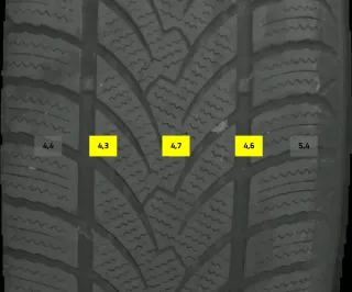 225/55 R17 101V WINTERREIFEN AUDI A3 GY 17 ZOLL ALU KOMPLETTSATZ 4-5MM - Bild 7