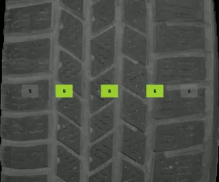 235/55 R19 101H WINTERREIFEN BLANKO 19 ZOLL ALUMINIUM KOMPLETTSATZ 6MM - Bild 13