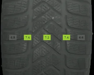 235/40 R18 95V WINTERREIFEN AMGA-KLASSE W176 18 ZOLL ALU KOMPLETTSATZ A176401080 - Bild 6