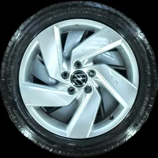 225/45 R17 91W SOMMERREIFEN VW GOLF 8 VIII 17 ZOLL ALUMINIUM KOMPLETTRÄDER 4-5MM - Bild 3