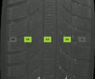 215/65 R17 99H WINTERREIFEN VW TIGUAN 5N (II) 17 ZOLL STAHL KOMPLETTSATZ 5-6MM - Bild 7