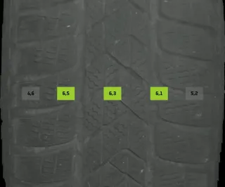 225/55 R17 97H WINTERREIFEN BMW X1 F48 17 ZOLL ALU KOMPLETTSATZ 6856065 - Bild 5