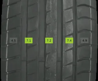 2x Sommerreifen 235/55 R19 105W Triangle EffeXsport DOT 1124 7mm - Bild 1