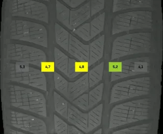 235/60 R18 103H WINTERREIFEN GLC W253 18 ZOLL ALUMINIUM KOMPLETTSATZ 4-5MM - Bild 8