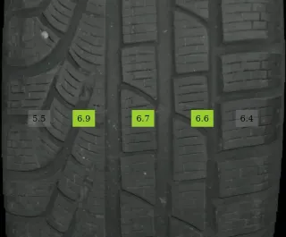 215/45 R18 WINTERREIFEN AMG A-KLASSE W176 18 ZOLL ALU KOMPLETTSATZ A1764010100 - Bild 7