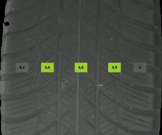 225/50 R17 98H WINTERREIFEN AUDI A4 8W B9 17 ZOLL ALUMINIUM KOMPLETTSATZ 6-7MM - Bild 8