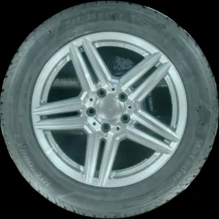 225/55 R17 101Y SOMMERREIFEN V-KLASSE W447 17 ZOLL ALU KOMPLETTSATZ 7MM - Bild 1