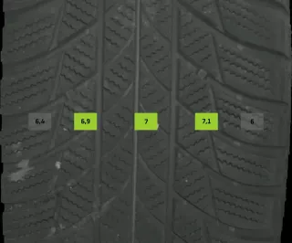 225/50 R17 98H WINTERREIFEN AUDI A4 8W B9 17 ZOLL ALUMINIUM KOMPLETTSATZ 6-7MM - Bild 5