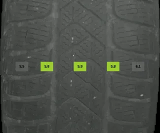 215/60 R16 95H WINTERREIFEN VW PASSAT 3C 16 ZOLL STAHL KOMPLETTSATZ 5-6MM - Bild 7