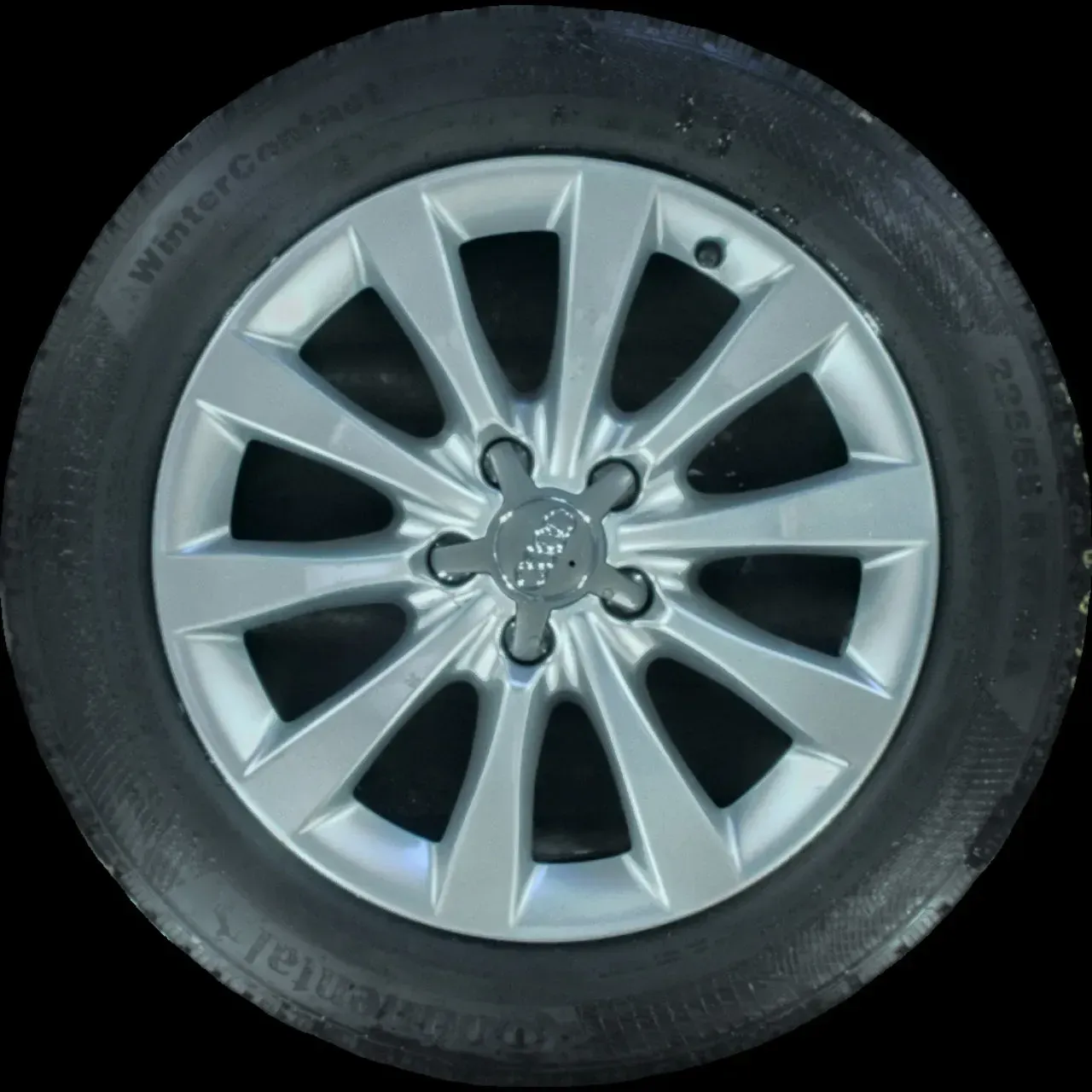 225/55 R17 97H WINTERREIFEN AUDI A6 4G 17 ZOLL ALUMINIUM KOMPLETTSATZ 4-5MM - Bild 1