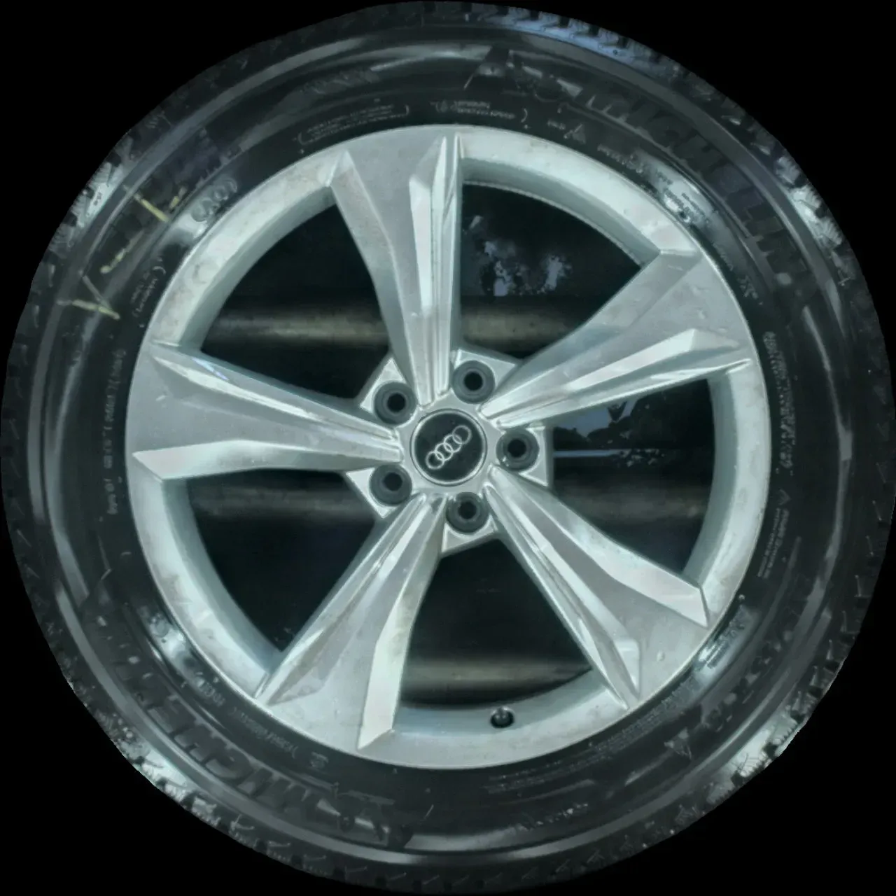 235/55 R19 101H WINTERREIFEN AUDI Q5 FY 19 ZOLL ALUMINIUM KOMPLETTSATZ 5MM - Bild 1