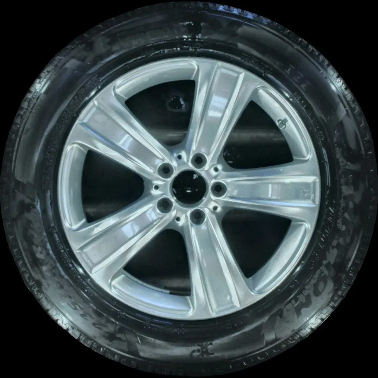 235/60 R18 103H WINTERREIFEN GLC W253 18 ZOLL ALUMINIUM KOMPLETTSATZ 4-5MM - Bild 1