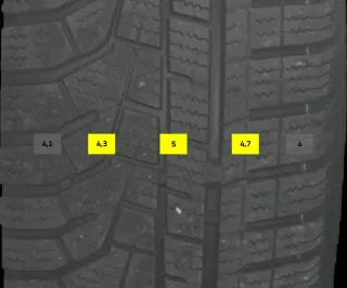 205/60 R16 92H WINTERREIFEN A-KLASSE W177 16 ZOLL ALU KOMPLETTSATZ 4-5MM - Bild 8