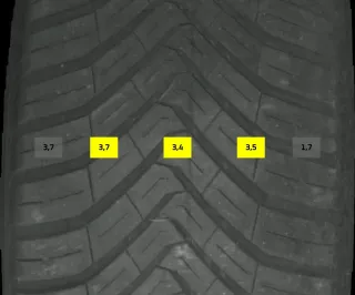 195/65 R15 91H WINTERREIFEN VW CADDY 2K 15 ZOLL ALU KOMPLETTSATZ 2K0601025 - Bild 8