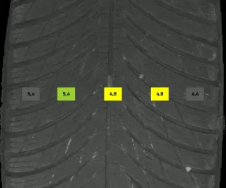 225/45 R18 95V WINTERREIFEN C-KLASSE W206 18 ZOLL ALU KOMPLETTRÄDER 4MM - Bild 6