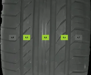 4x Sommerreifen 255/45 R20 101w Continental Contisportcontact5 DOT 4122 5-6mm - Bild 3