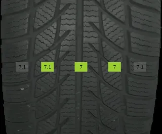 215/40 R17 87V WINTERREIFEN AUDI A1 8X 17 ZOLL ALU KOMPLETTSATZ 6MM - Bild 8