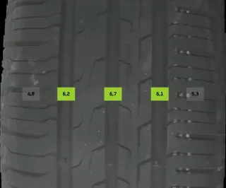 4x Sommerreifen 195/65 R15 91h Continental Ecocontact6 DOT2920 5mm - Bild 2